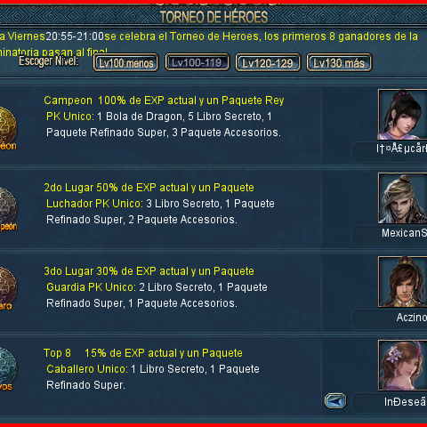 Torneo de heroes 18/09/2026 3.0 — foto 1